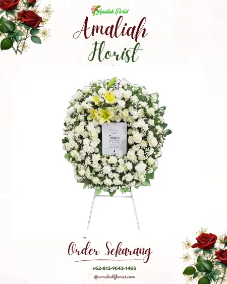 Krans Bunga Duka Pakamitankidul